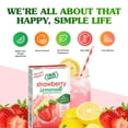 thumbnail image 3 of True Lemon Strawberry Lemonade Drink Mix Powder, No Artificial Sweeteners, 1.06 oz., 10 Count Box, 3 of 12