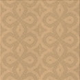 thumbnail image 1 of Ahgly Company Machine Washable Indoor Square Transitional Yellow Orange Area Rugs, 8' Square, 1 of 7