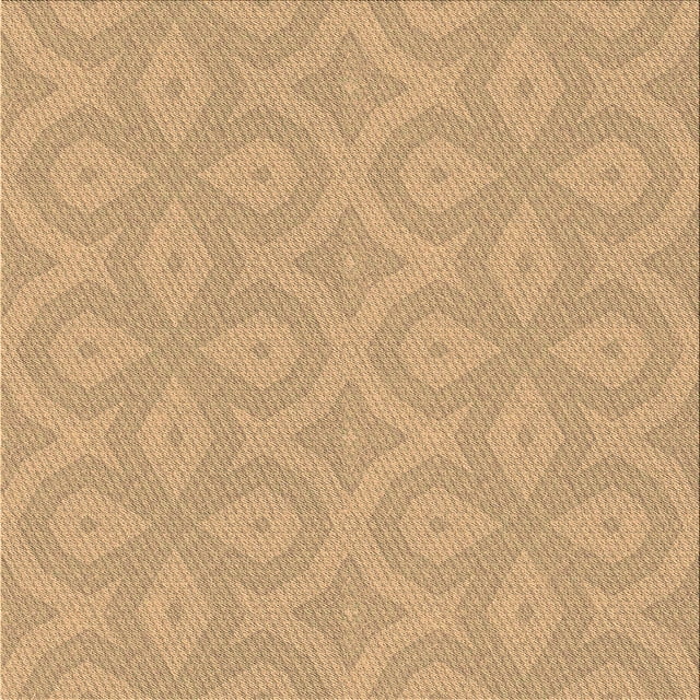 Ahgly Company Machine Washable Indoor Square Transitional Yellow Orange Area Rugs, 7' Square