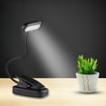 thumbnail image 2 of Lámpara de mesa con protección para los ojos, lámpara LED de noche con Clip para lectura, lámpara de escritorio con Clip, lámpara de escritorio, luz de libro ajustable ABS ambiental, 2 of 5