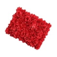 thumbnail image 1 of Silk Hydrangea Artificial Rose Flower Wall Flower Mat Wall Wedding Background Red, 1 of 6