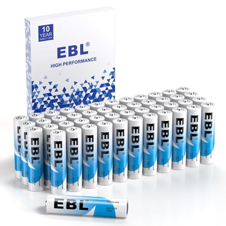 EBL AAA Alkaline Batteries, Energy General Purpose Battery, 48 Pack
