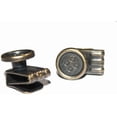 thumbnail image 2 of MELOTOUGH Supenders Botton Clip Movable No Sew Button End Brace Clips Set of 7 (Bronze), 2 of 11