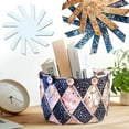 thumbnail image 2 of Woven Spiral Storage Basket Template Cutting Set Multifunctional DIY Sewing Ruler Tailor for Home Sewing Art Craft, 2 of 5