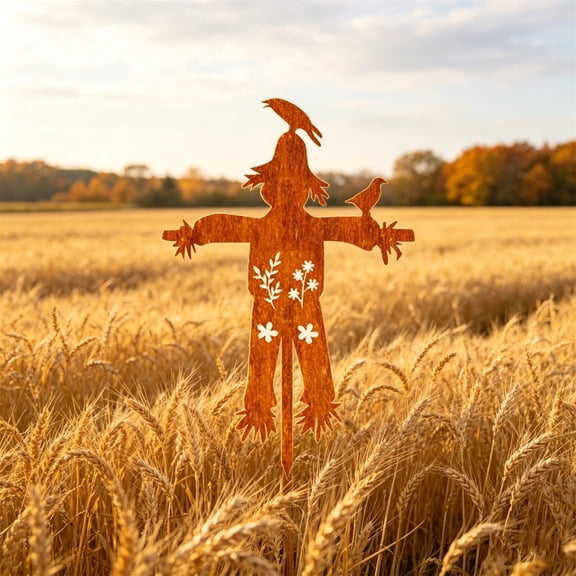 Msgweeeg Outdoor Garden Decor Outdoor Decor Compatible for Yohwor Metal Scarecrow Garden Stake Outdoor Yard Decor for Patio Fall and Halloween Display