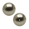 Swarovski Crystal, #5810 Round Faux Pearl Beads 6mm, 50 Pieces, Platinum