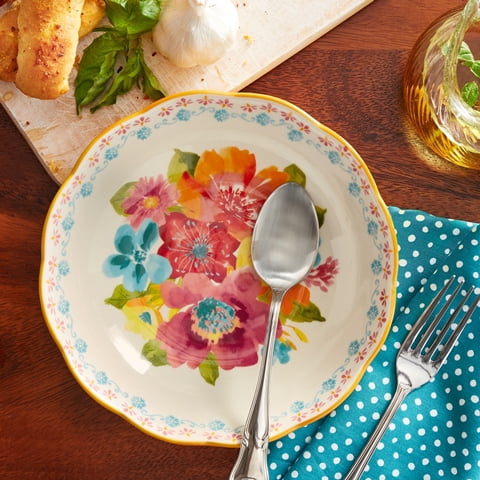 The Pioneer Woman Wildflower Whimsy 7.5-inch Pasta Bowl
