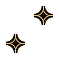 thumbnail image 3 of Pegatinas para azulejos Bearachild a prueba de polvo PVC 2piezas Grano Palo diagonal, 3 of 5