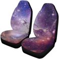 thumbnail image 1 of ABPHQTO Juego de 2 fundas para asientos de coche, campo de estrellas contra el espacio, Protector universal para asientos delanteros de coche, apto para coche, SUV, sedán, camión, 1 of 3