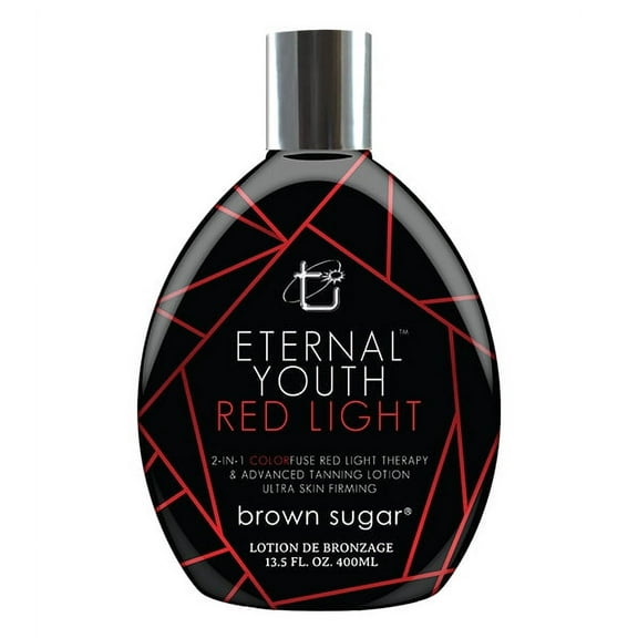 Eternal  Youths Red Light. 2-in-1 Tanning Lotion and Red Light firming results lotion. 13.5 fl oz