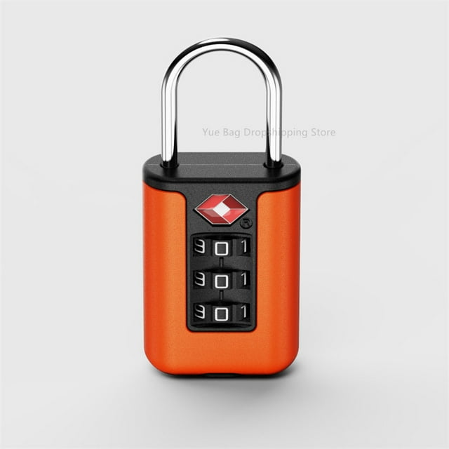 1PC TSA Customs Colorful Code Lock For Travel Luggage Password Changeable Lock Contrast Color Design Padlock Cabinet Locker 2# K