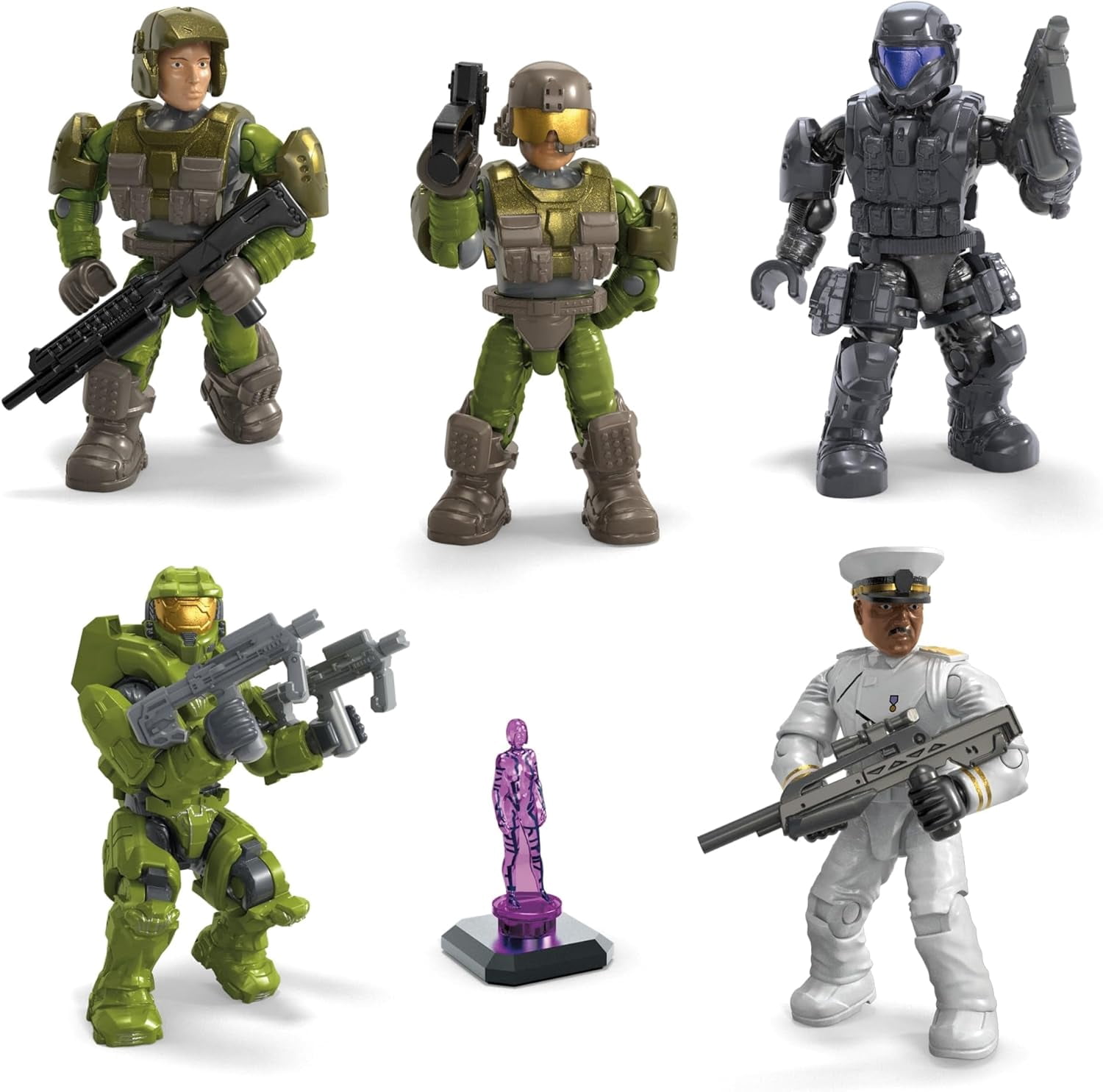 Mega Construx Mini Figures Halo Character Pack 20-Piece Pack 2-inch
