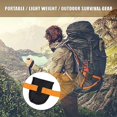 thumbnail image 4 of Tronçonneuse de Survie Portable avec Poignées en Corde de Parachute pour Camping Randonnée Outil d'Urgence, 4 of 5