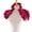 Wine Red, variant on Women Vintage Victorian Ruffle Shrug Shawl Faux Collar Shoulder Wrap Neck Ruff Capelet Costume Jabot Cosplay Accessories