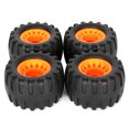 thumbnail image 3 of 4 Pcs Skateboard Wheels et 8 Pcs Roulements Haute Vitesse Faible Bruit Roulements Longboard Remplacement Roues Longboard Ensemble Roue Coussin PU Roue, 3 of 7