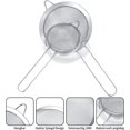 thumbnail image 3 of Colador de cocina de acero inoxidable de 4 piezas, colador de aceite, colador de filtro de malla, cuchara espumadera para residuos de filtro, 3 of 5