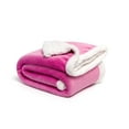 thumbnail image 1 of Sherpa Fleece Throw Blanket, Reversible Super Soft Luxurious Plush Blanket Throw, 1 of 1