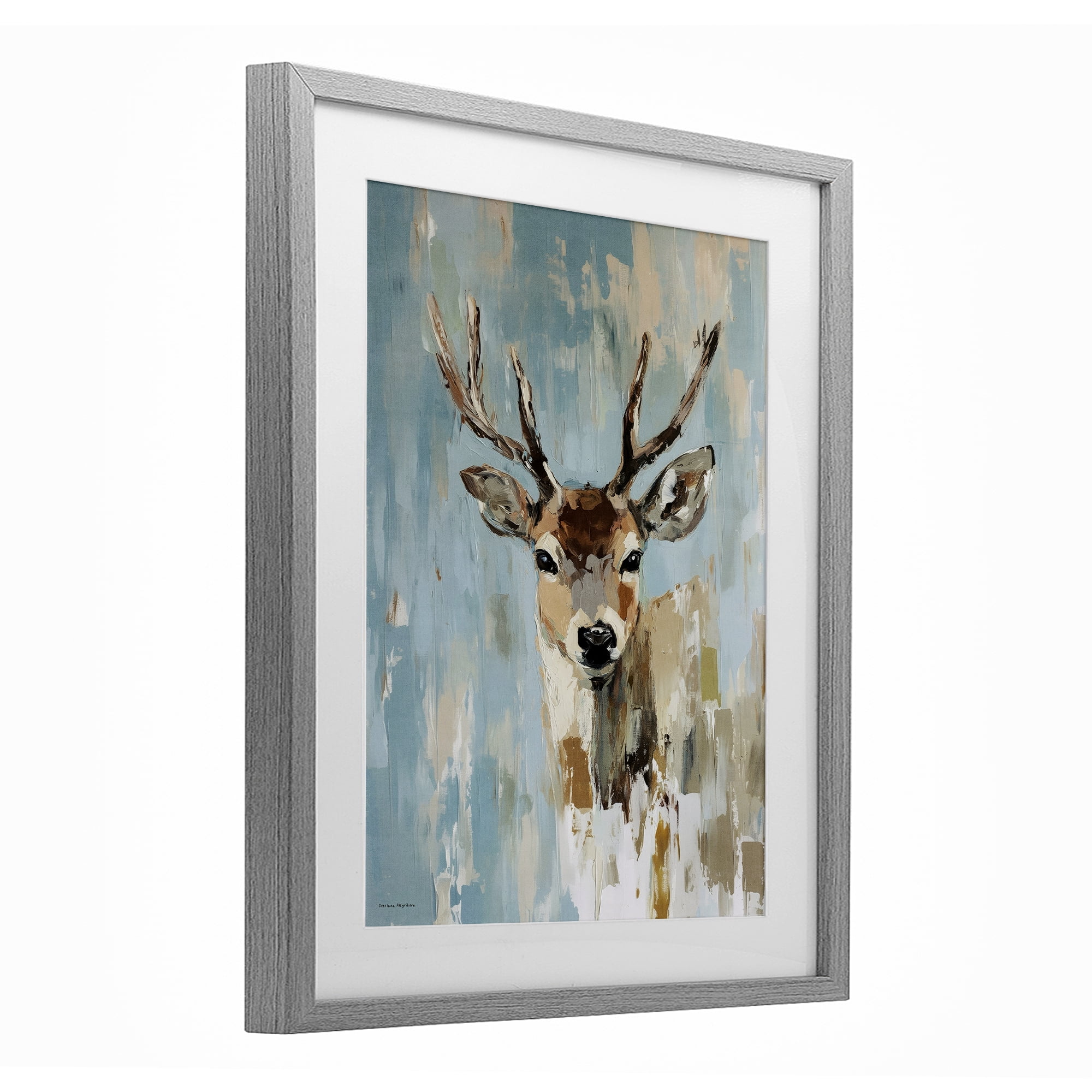 Stupell Industries Echoes Of The Wild Gray Framed Print Under Glass, design by Svetlana Aleynikova
