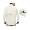 thumbnail image 6 of Little Donkey Andy Men's UPF 50+ UV Protection Shirt, Long Sleeve Fishing Shirt, Breathable and Fast Dry White XS, 6 of 6