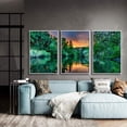 thumbnail image 3 of IDEA4WALL Framed Canvas Wall Art for Living Room, Bedroom Beautiful Nature Norway Landscape Canvas Prints for Modern Home Decoration Ready to Hang - 24"x36"x3 Panels, 3 of 4