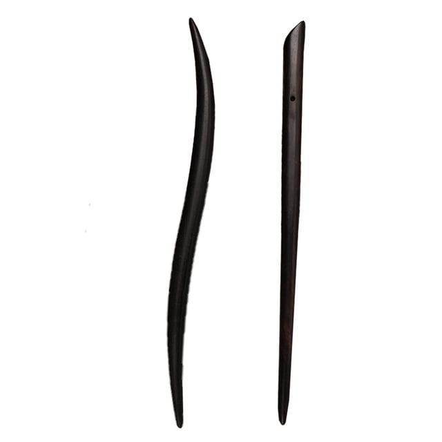 2 horquillas de madera para el pelo para mujer, horquillas para el pelo largo, accesorios para el pelo para mujer y niña