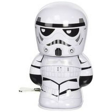 - star wars stormtrooper shylling collectible tin wind up toy figure