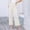 *White, variant on ClodeEU Women's Wide Leg Cargo , High Waist Casual Stretch Pants with Pockets Button White,Womens Plus L