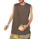 thumbnail image 1 of Camiseta sin mangas para hombre, camisa sin mangas de color puro, chaleco deportivo holgado para entrenamiento en casa, 1 of 8
