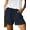 P Blue, variant on SHEWIN Women's Shorts Casual Mid Rise Summer Cotton Elastic Waist Graphic Print Short S-3XL Walkshorts Clothes