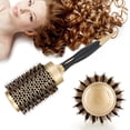 thumbnail image 4 of Comfortable Salon Styling Brush, Portable Elastic Nylon Round Hair Comb, For Salon Use For Home, 4 of 8