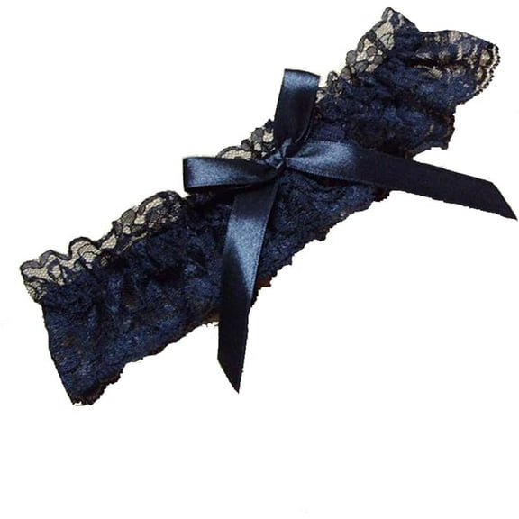 Wedding Garter for Bridal Leg Ring Satin Bow Plus Size Stretch Prom Garters Set