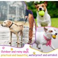 thumbnail image 3 of 12 Piezas de Botas Impermeables para Perros Zapatos para Cachorros Botas de Lluvia Antideslizantes de Color Caramelo Botas para Mascotas Adecuadas para Perros pequeños y medianos Nieve y Lluvia Talla S Rojo Verde, 3 of 5
