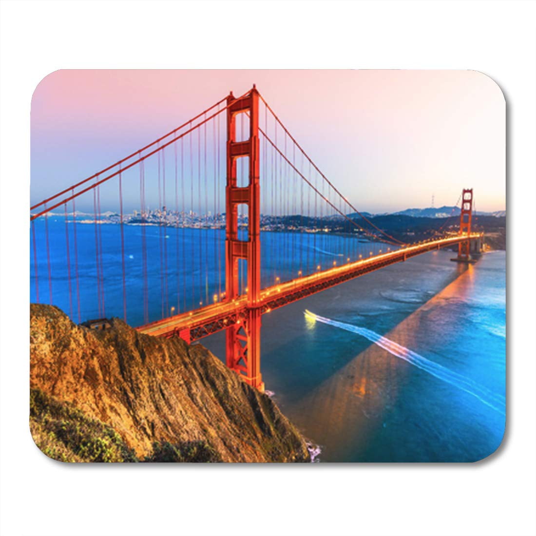 Amerika USA Kalifornien Mousepad "Golden Gate Bridge" San Francisco 