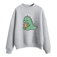 thumbnail image 1 of IROINID Rabais Womens Winter Clothes Chandails à Capuche Winter Chemises Aguichant Col Rond Manches Longues Hauts Imprimés Blouse Régulière, Gris, 1 of 3