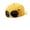 Yellow, variant on Detachable Goggle Baseball Cap LSONABXA Retro Pilot Style Curved Brim Adjustable Snapback Hat Fashion Headwear For Weekend Holiday Gathering Travel Daily Wear