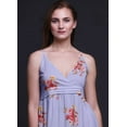 thumbnail image 2 of Bimba Floral Women Printed Sleeveless Long Maxi Strappy Bohemian Beach Dress-Large, 2 of 5