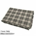 thumbnail image 5 of Abstract Floor Pillow Lounger Cover, Traditional Tartan Pattern British Clan Royal Vintage Heraldry Design, Nap Mat Printed Fabric Case for 5 Pillows, 88" x 36", Beige Dark Taupe Maroon, by Ambesonne, 5 of 5