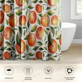 thumbnail image 4 of 4 Pcs Shower Curtain Set with 12 Hooks, Women Floral Flower Vintage, Bathroom Decor Leaf Blue Botanical Turkish Bathing with Non-Slip Rugs Toilet Lid Cover Bath Mat 72"x72", 4 of 5