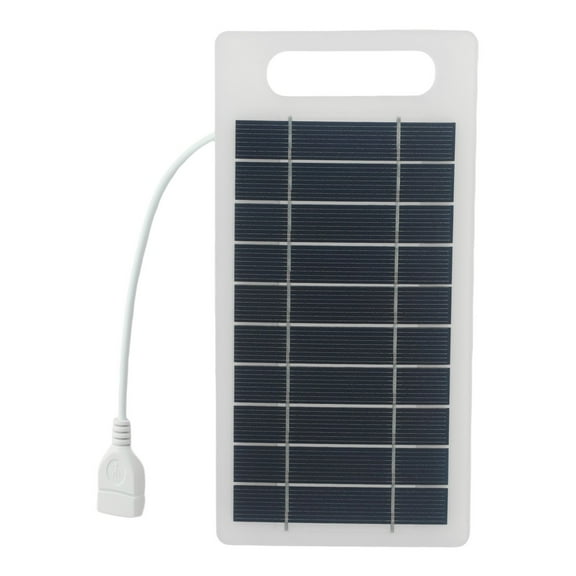 Portable Solar Panel with Extra Long Power Cord Perfect for Wireless Cameras