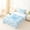 Blue M, variant on Erosebridal Kawaii Blue D Letter Monogrammed Girl Twin Sheet Sets 3pcs,Girls Children Dreamy Bowtie Love Heart Bedding