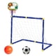 thumbnail image 2 of Aro de baloncesto con red de fútbol para niños y niñas, plegable, compacto y para exteriores. Verde, 2 of 9