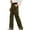 Army Green, variant on ZZwxWA Fleece Cargo Sweatpants for Women Baggy Wide Straight Leg Sweatpants Elastic High Waisted Joggers Pants with Pockets