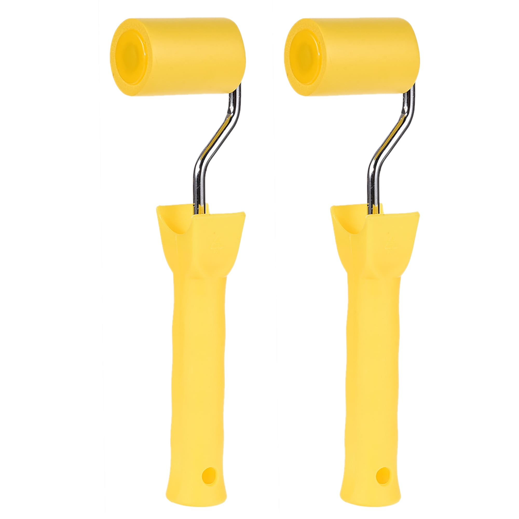 Uxcell 2" / 5cm Nitrile Rubber Paint Roller Brush with Plastic Handle 2