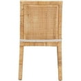 thumbnail image 5 of Bowery Hill Walnut Finished Wood and Rattan Dining Chair, 5 of 10