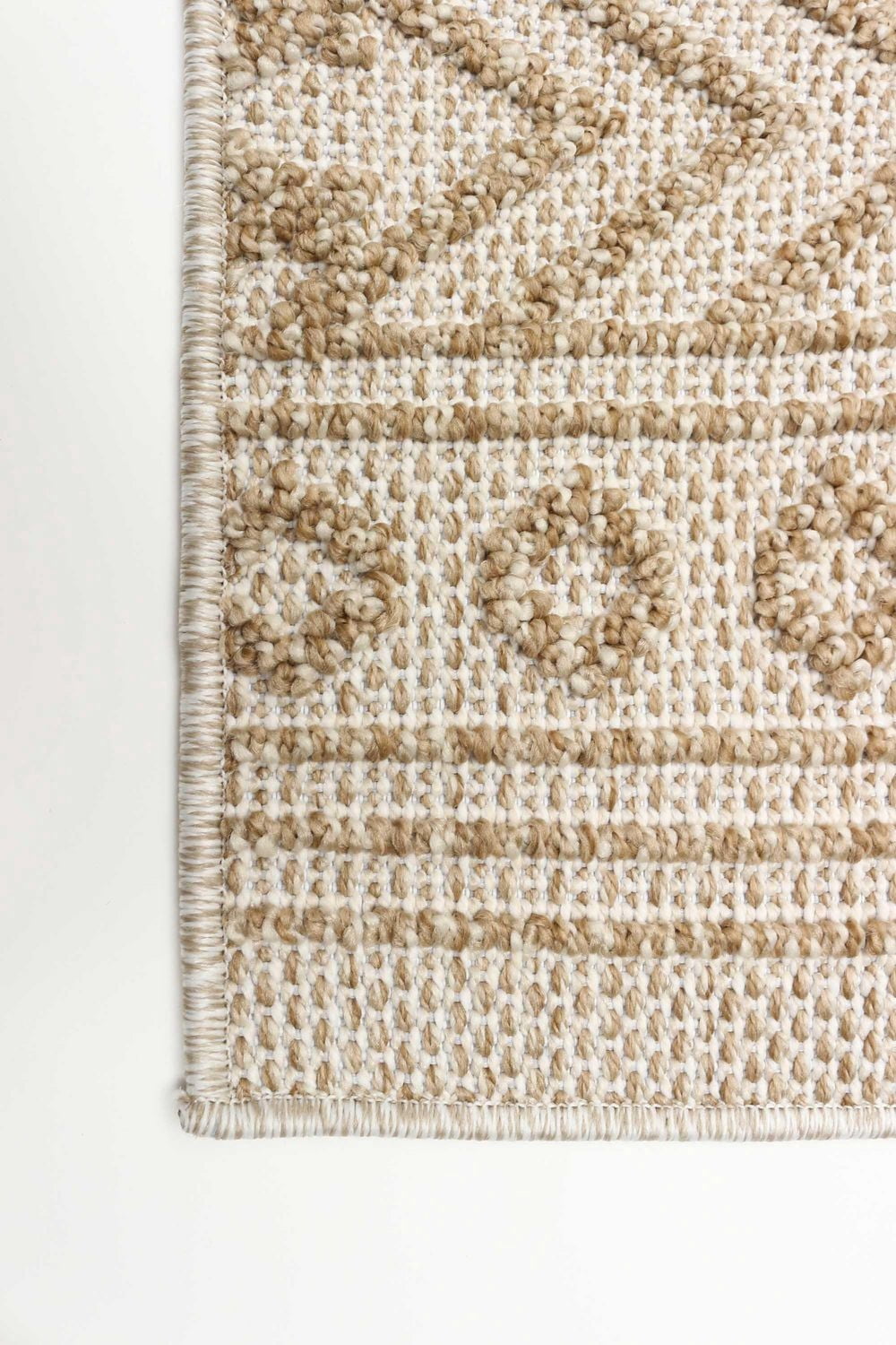 ECARPET Jute Style Area Rug for Bedroom, Living Room, Dining Room Hampshire Collection
