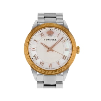 Versace Greca Goddess Petite Quartz Silver Dial Ladies Watch 