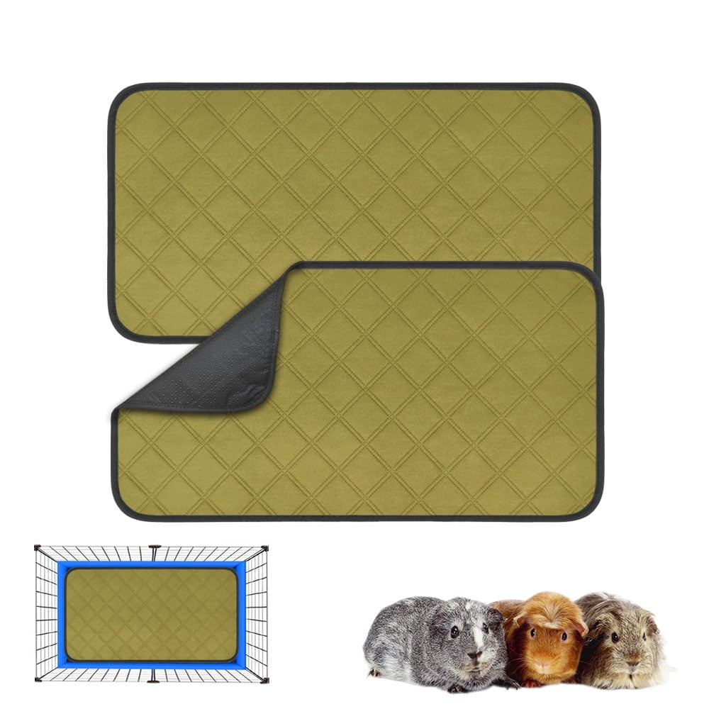 Guinea Pig Cage Liners, Absorbent Washable Bedding for C&C Cages with