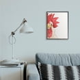 thumbnail image 2 of Stupell Industries Farm Rooster Close Up Portrait Big Red Bird Black Framed, 16 x 20, Design by George Dyachenko, 2 of 5