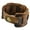 Brow, variant on Ayyufe Retro Weave Leather Wristband Snaps Fastener Bracelet Men's
