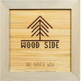 thumbnail image 3 of Rustic Wooden Square Picture Frames 8x8 - Set of 2 - 100% Natural Solid Eco Wood with Real Glass for Wall Mounting and Tabletop Photo Frame - Brown Grey, 3 of 7